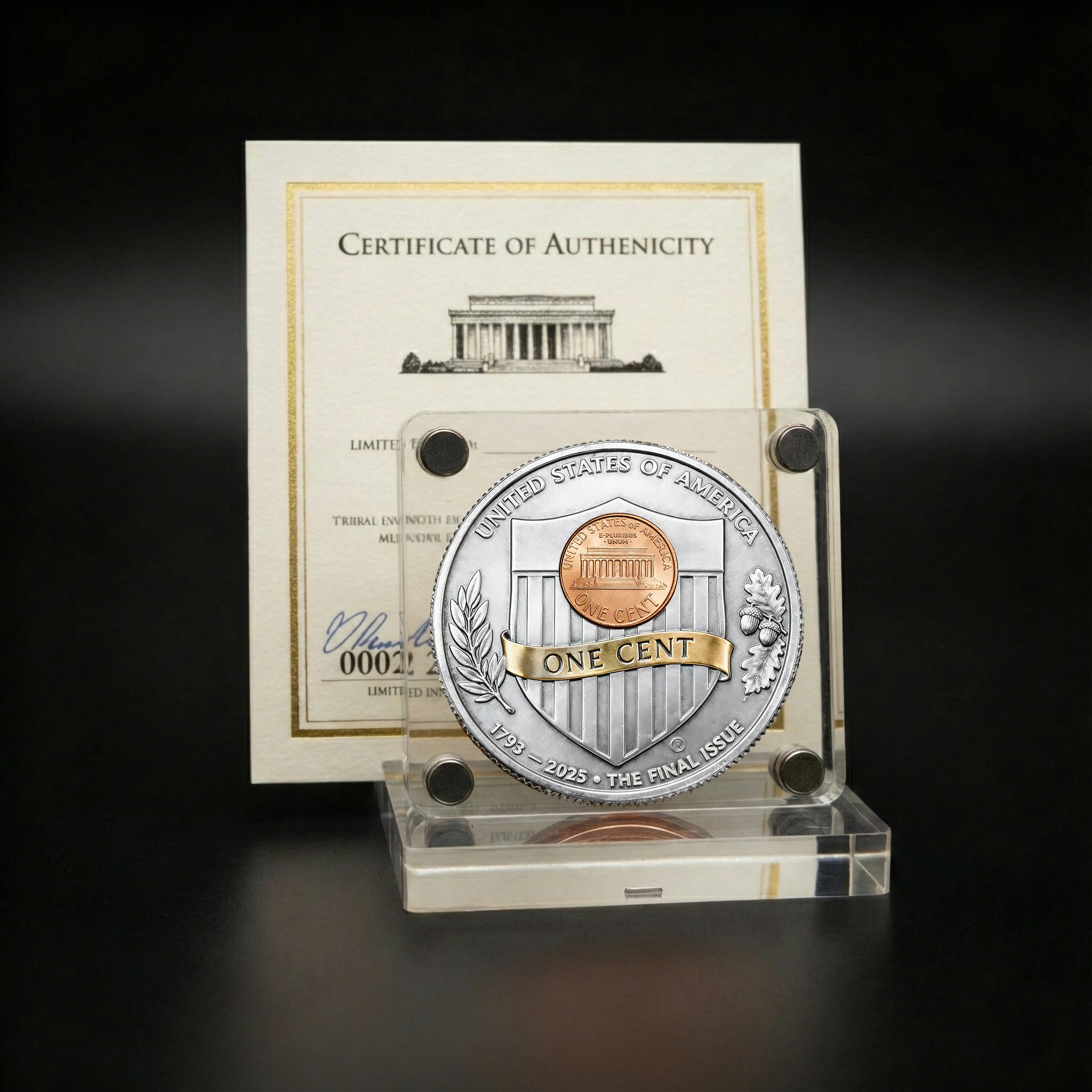 “Last Cent Standing: Commemorate the End of an Era Commemorative Coin”