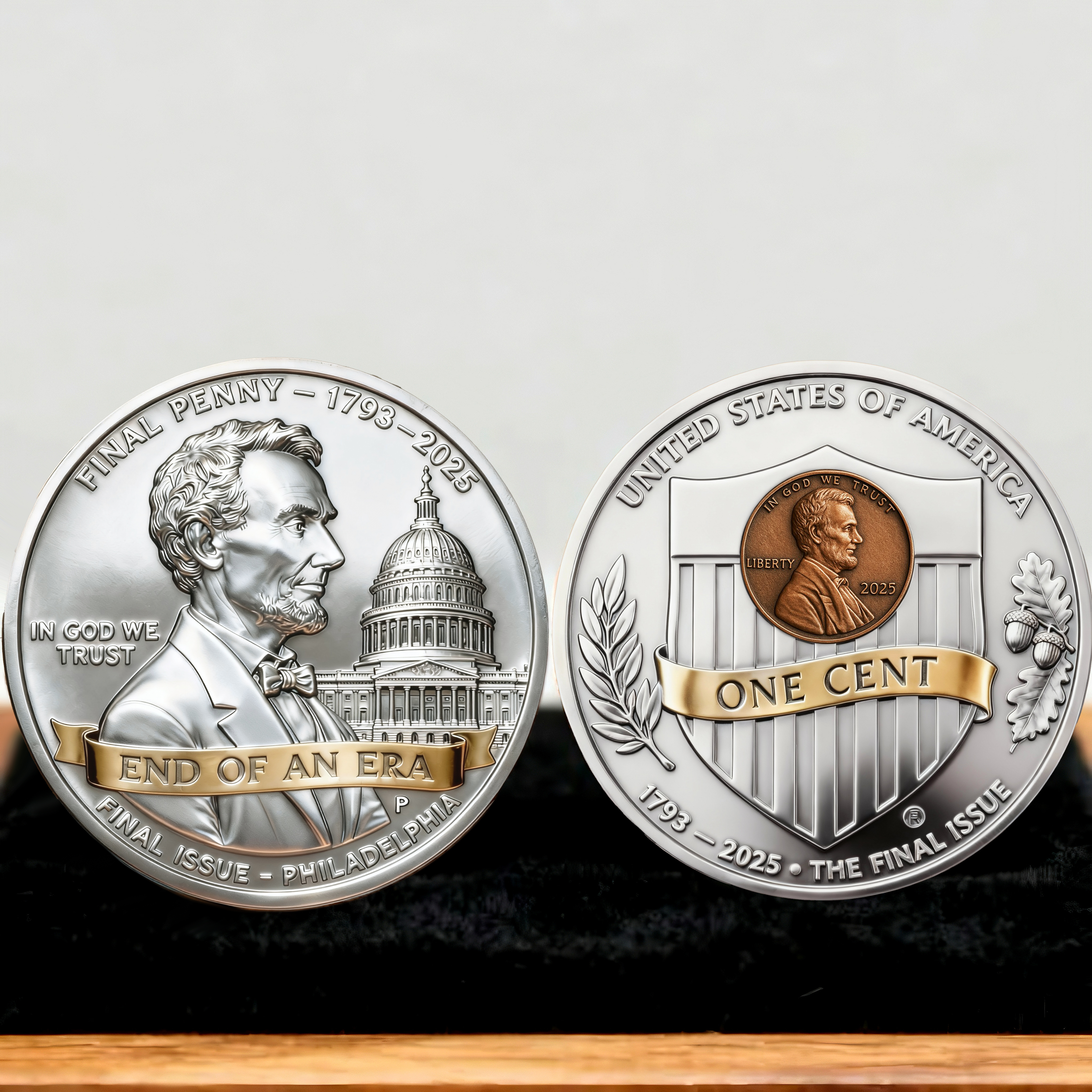 🎄Christmas Sale 50% OFF🔥Final Penny Tribute Coin – Centennial Edition
