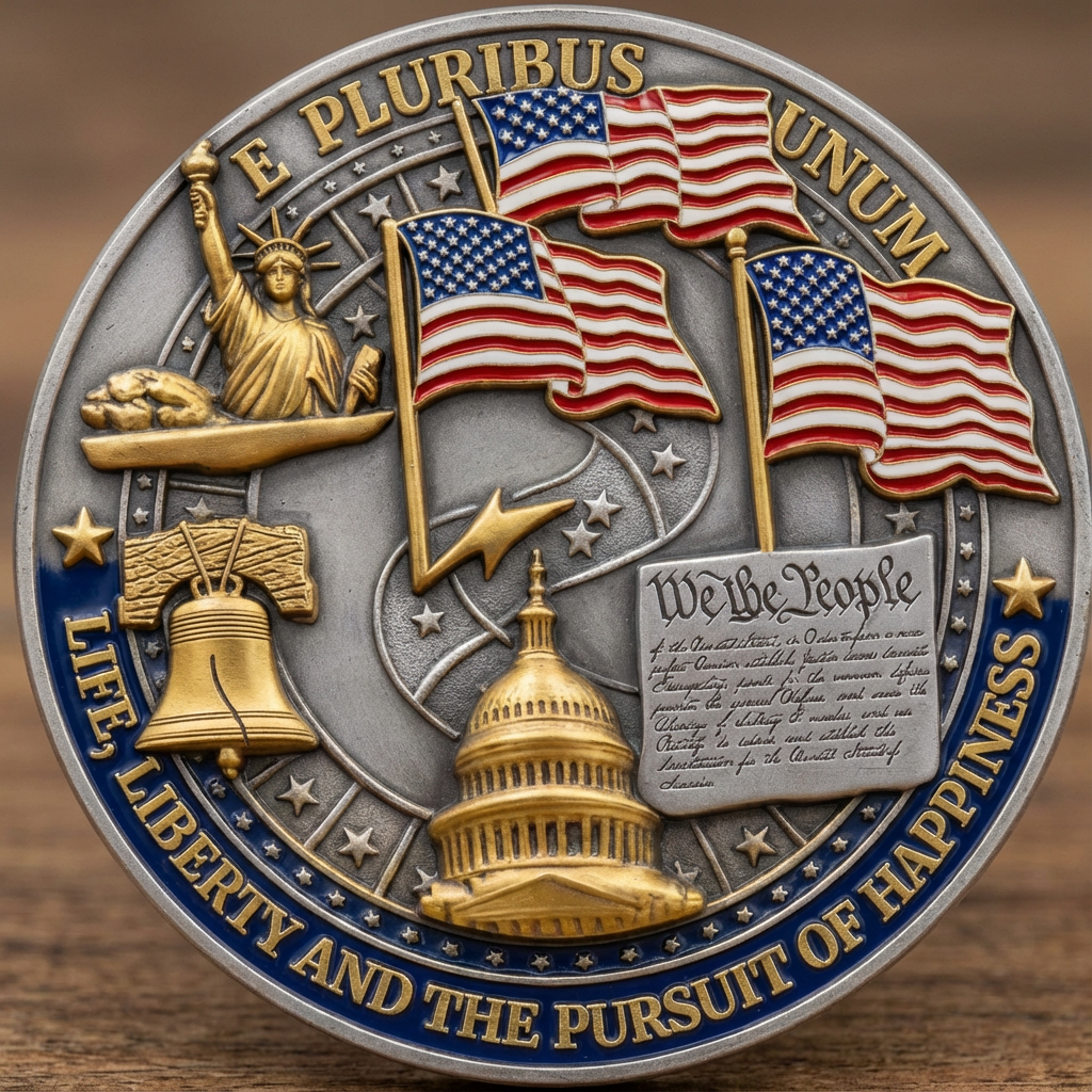 🏆Flash Sale 60% OFF -250 Years of Freedom – United States Commemorative Coin (1776–2026)