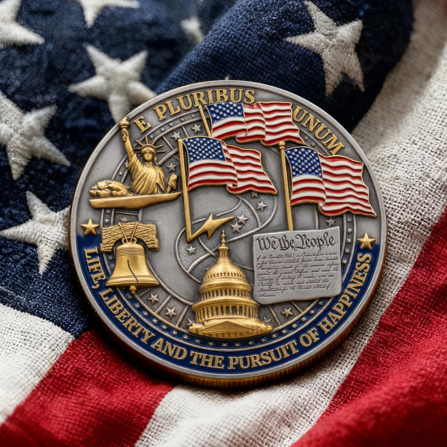 🏆Flash Sale 60% OFF -250 Years of Freedom – United States Commemorative Coin (1776–2026)