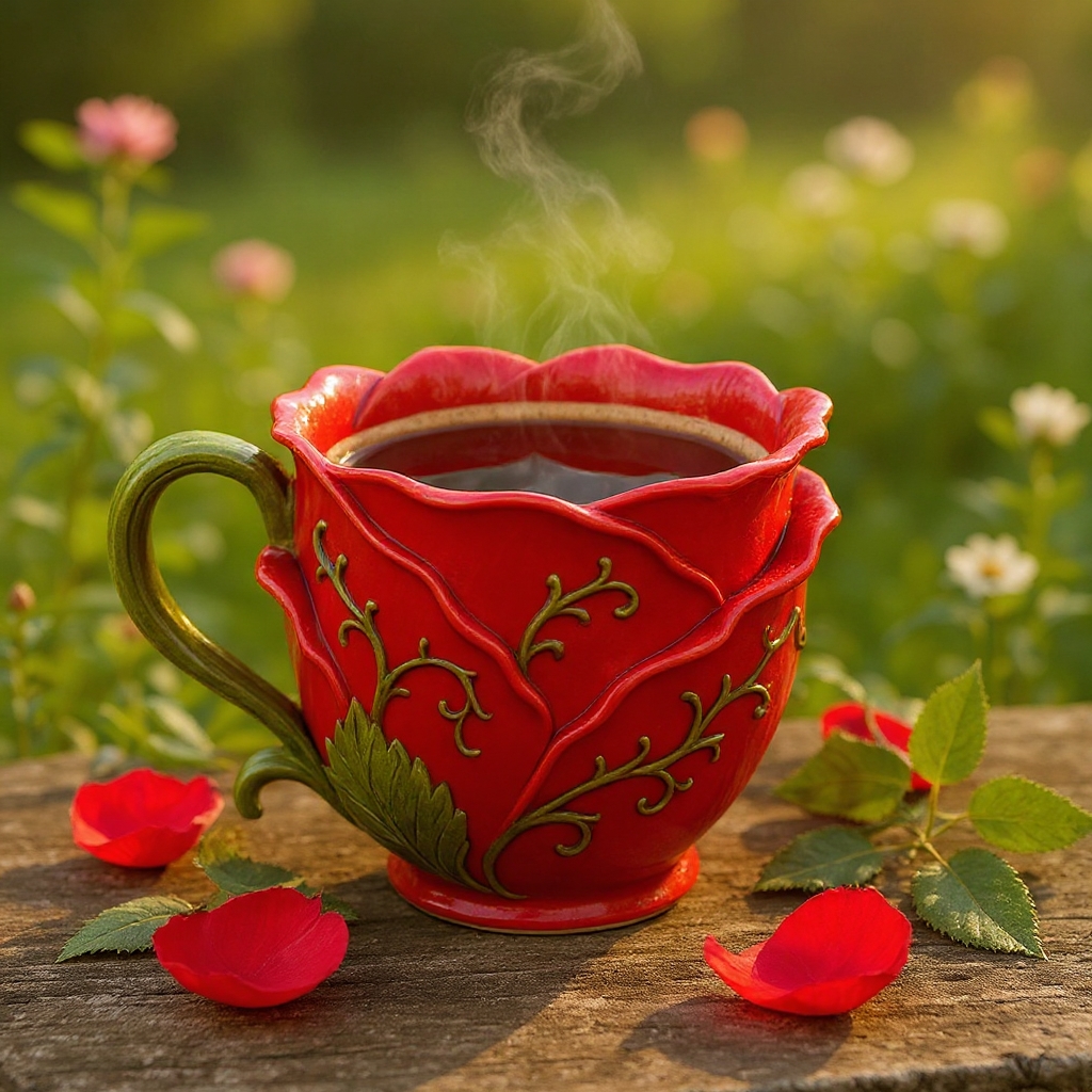 🌹 Elegant Rose Cup