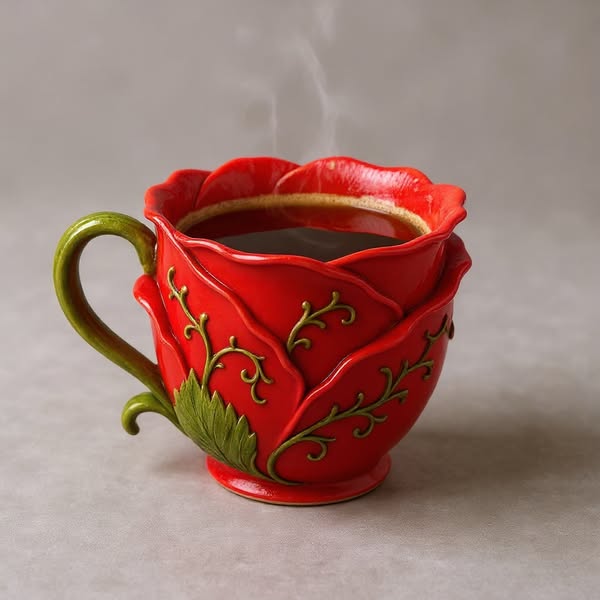 🌹 Elegant Rose Cup