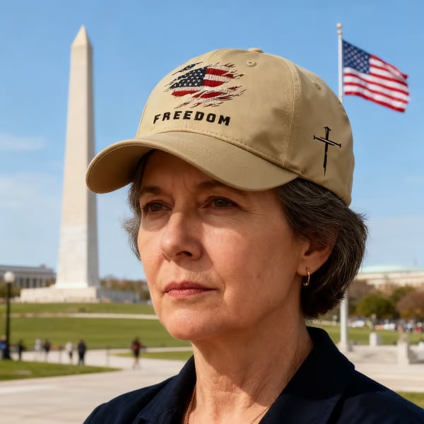 🔥🔥New Year 50% Off--Unisex Freedom American Flag Print Baseball Cap