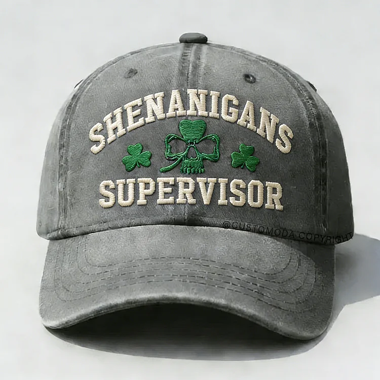 Shenanigans Supervisor Embroidery Cap