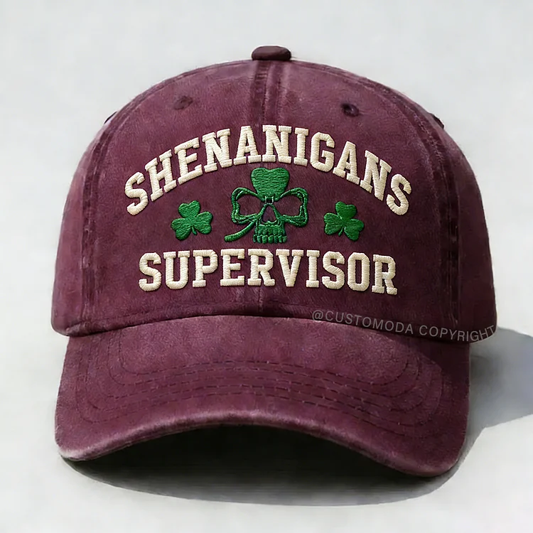 Shenanigans Supervisor Embroidery Cap