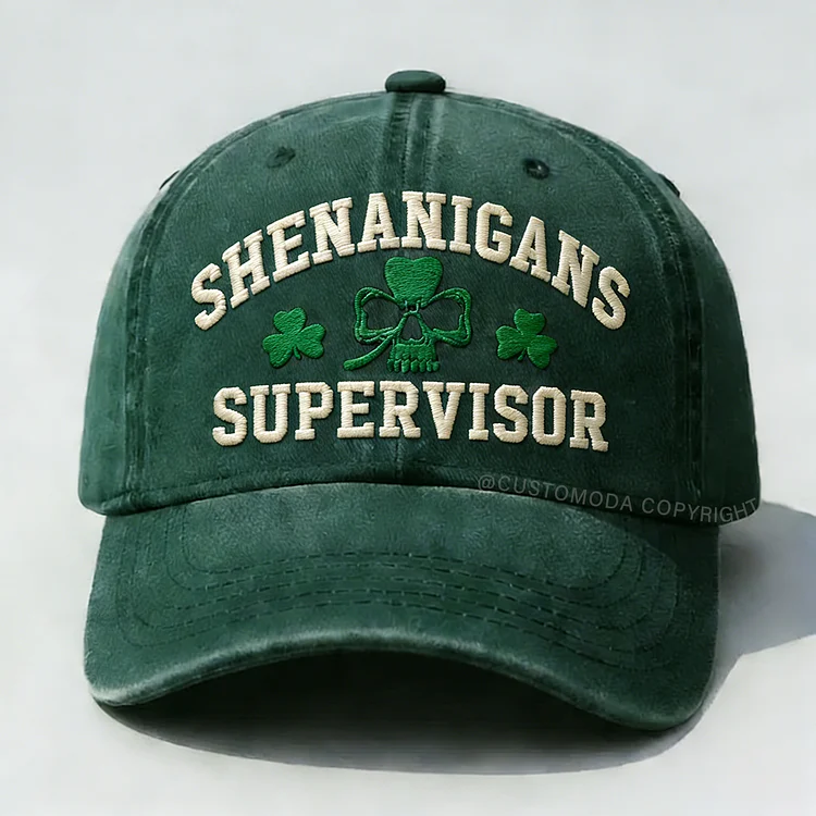 Shenanigans Supervisor Embroidery Cap