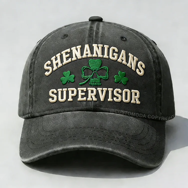 Shenanigans Supervisor Embroidery Cap