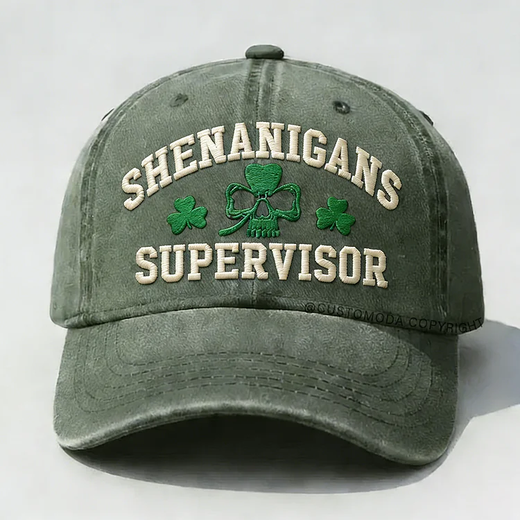 Shenanigans Supervisor Embroidery Cap