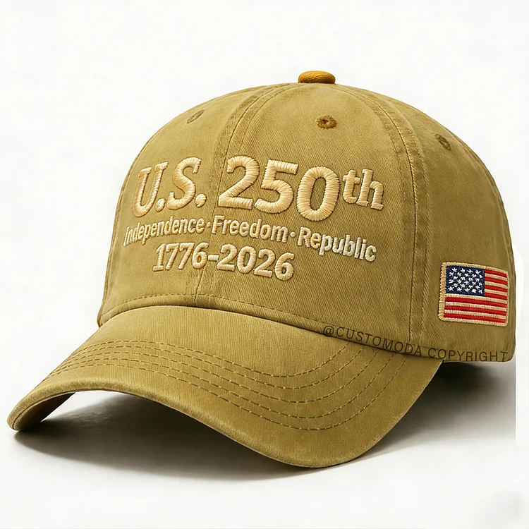 USA 250 Anniversary Embroidery Cap