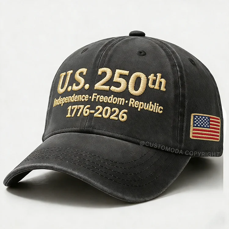 USA 250 Anniversary Embroidery Cap