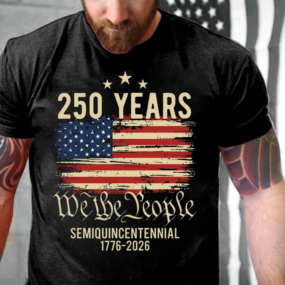 America's 250th Anniversary American US Flag T-shirts