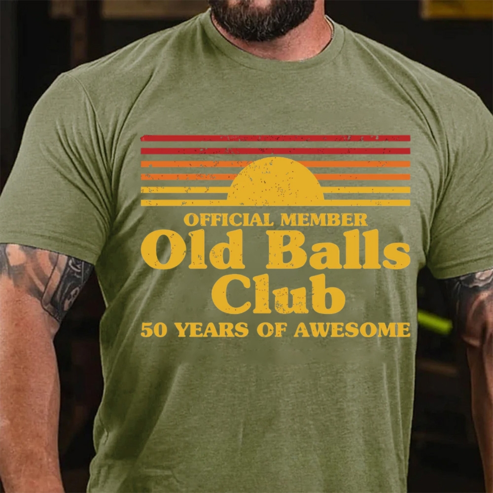 Official Member Old Balls Club 50 Years Of Awesome T-Shirt