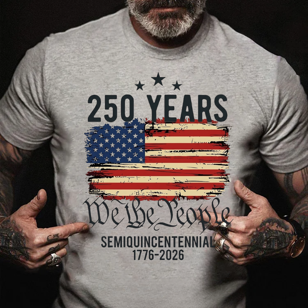 America's 250th Anniversary American US Flag T-shirts