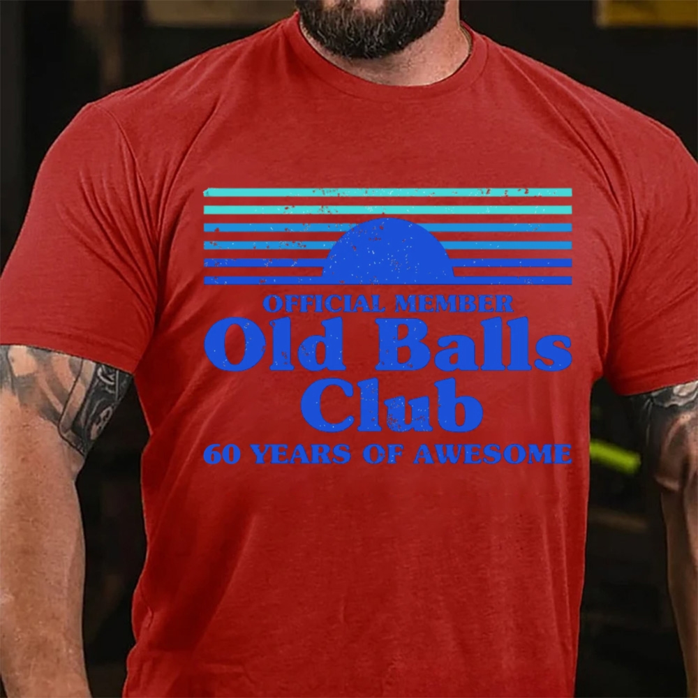 Official Member Old Balls Club 50 Years Of Awesome T-Shirt