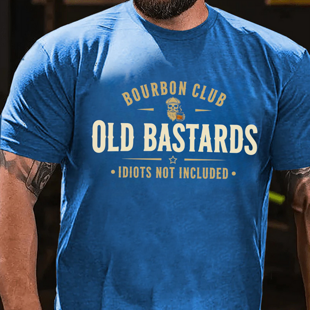 Old Bastards Bourbon Club –Idiots Not Included T-shirts