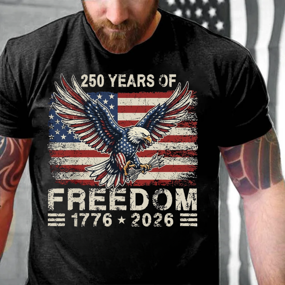 Freedom 1776-2026 America's 250th Anniversary T-shirts