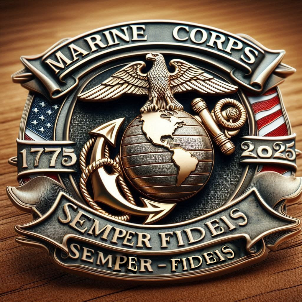 250th Anniversary Military Commemorative Pin