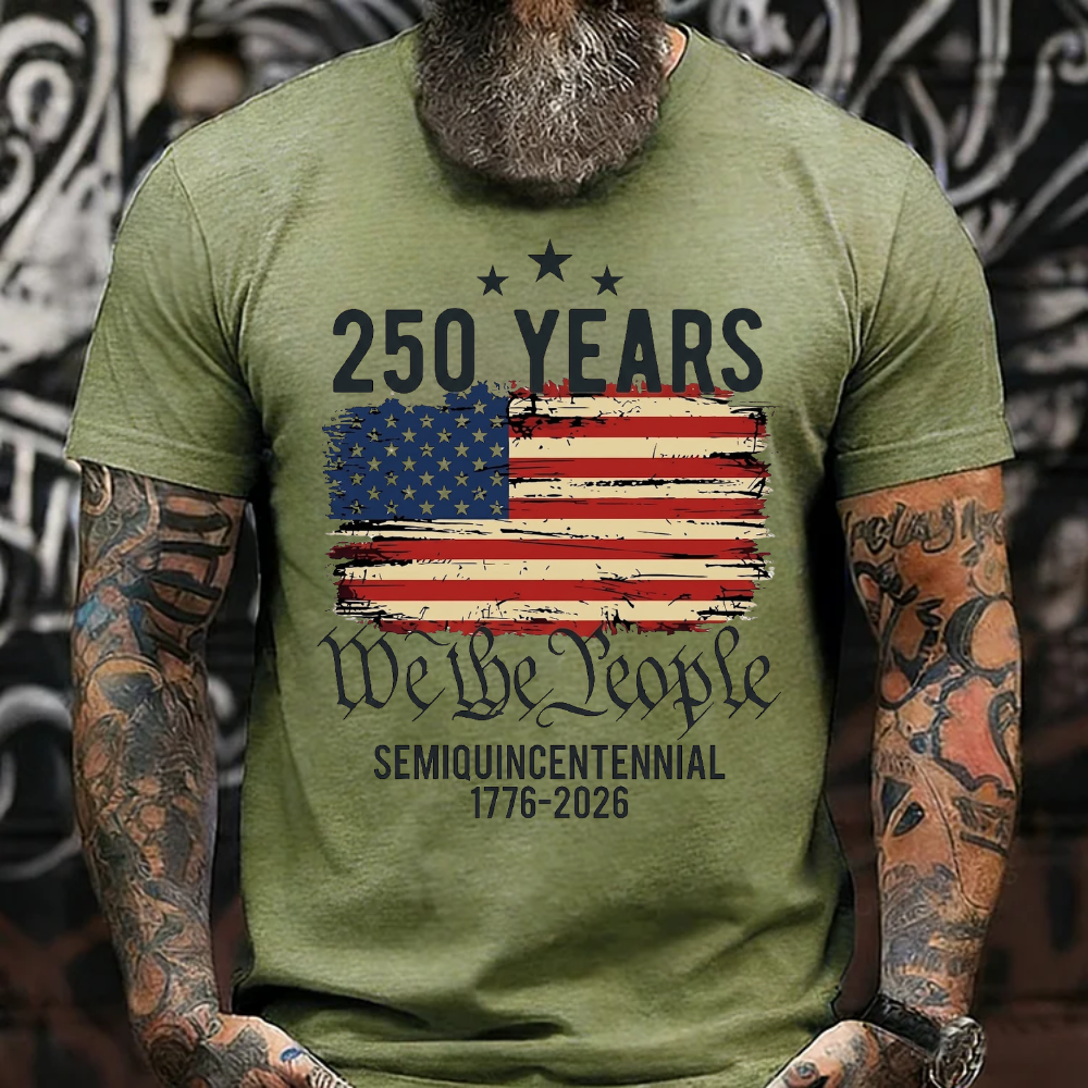 America's 250th Anniversary American US Flag T-shirts