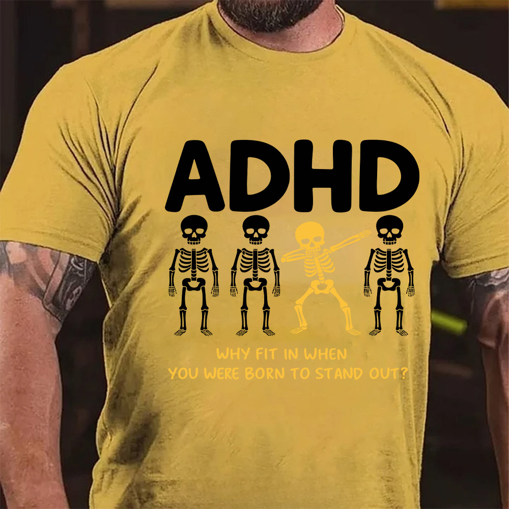 ADHD Stand Out Skeleton T-Shirt