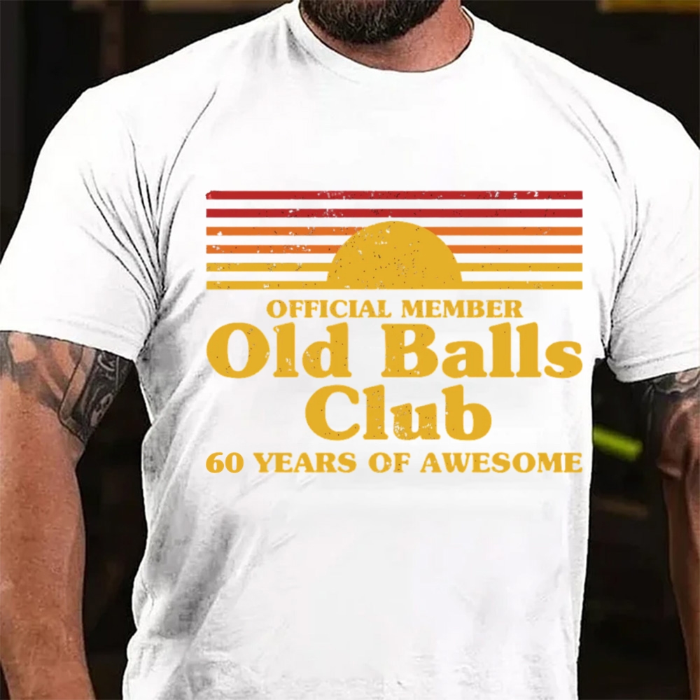 Official Member Old Balls Club 50 Years Of Awesome T-Shirt