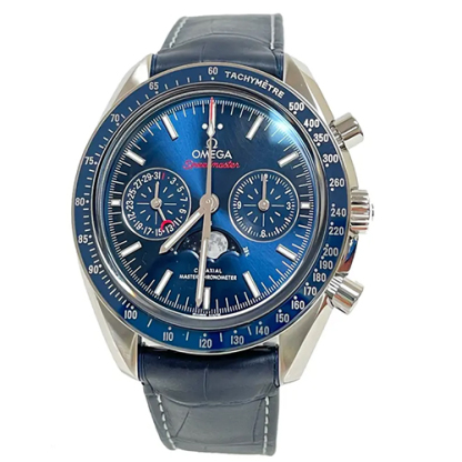 💥Omthtega Speedmaster Moonphase Chronograph 44mm Blue 