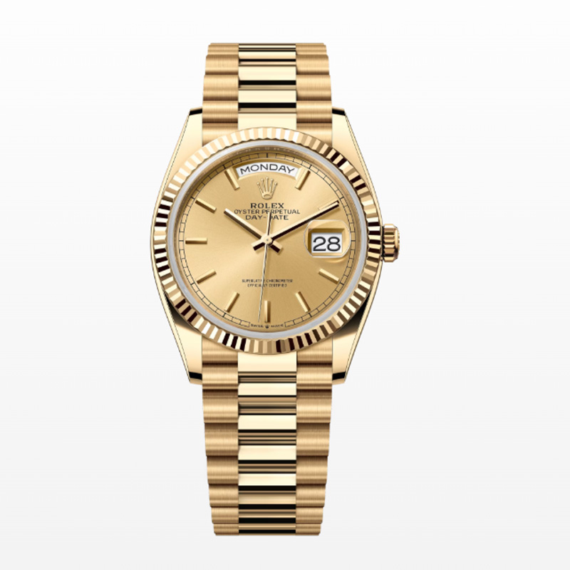 Day-Date 36 Oyster, 36mm, yellow gold Reference 128238