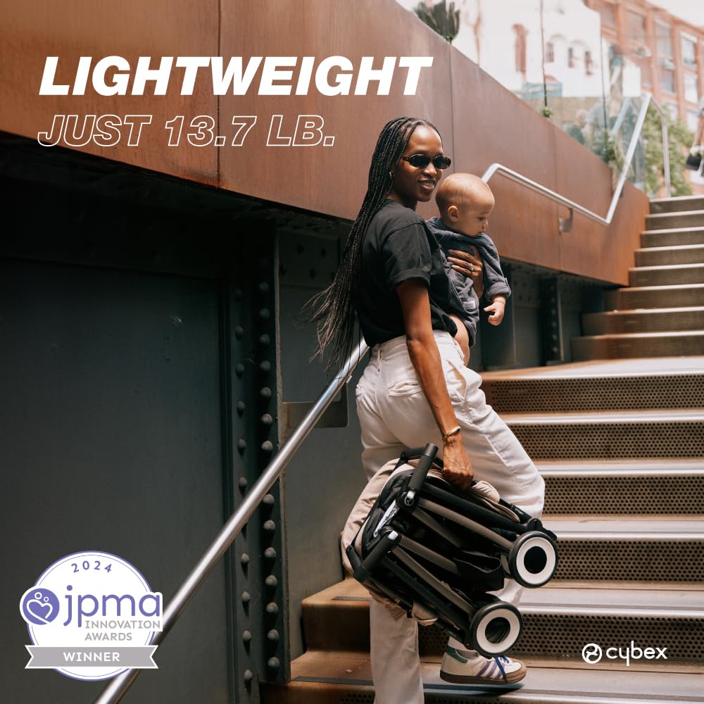 🔥Travel folding stroller - Suitable for airplane use - Compatible with CYBEX car seats