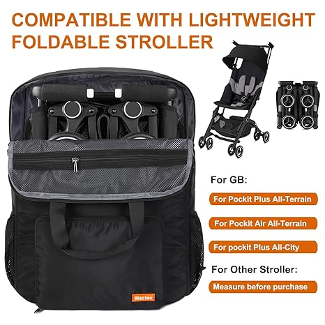 🔥Travel folding stroller - Suitable for airplane use - Compatible with CYBEX car seats