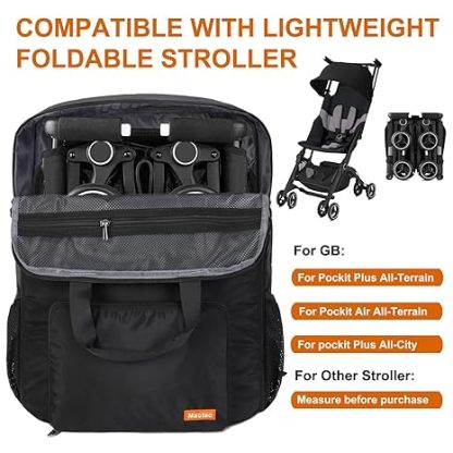 🔥Travel folding stroller - Suitable for airplane use - Compatible with CYBEX car seats