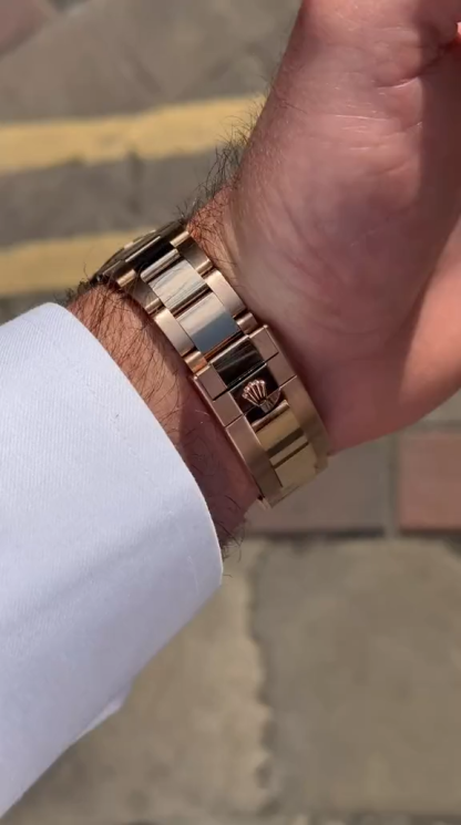 💥Daytona 18k Everose Gold Meteorite 40mm