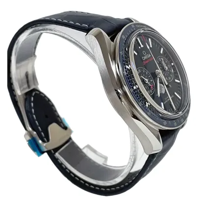 Omthtega Speedmaster Moonphase Chronograph 44mm Blue 304.33.44.52.03.001