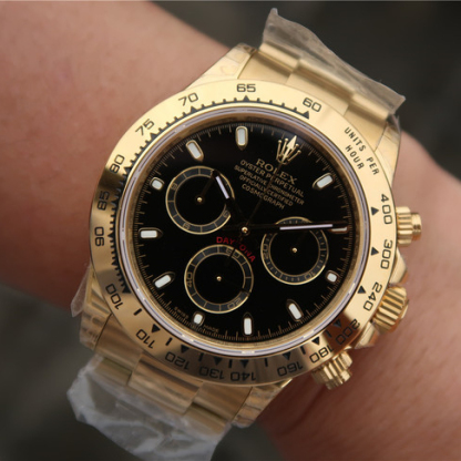 Daytona Gold Black Dial 40mm