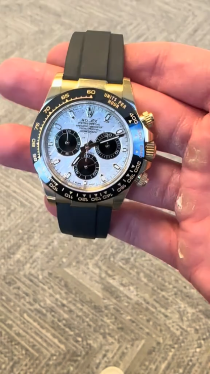 Daytona Gold Meteorite Oysterflex 40mm