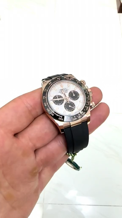 Daytona 18k Everose Gold Meteorite Dial Oysterflex 40mm