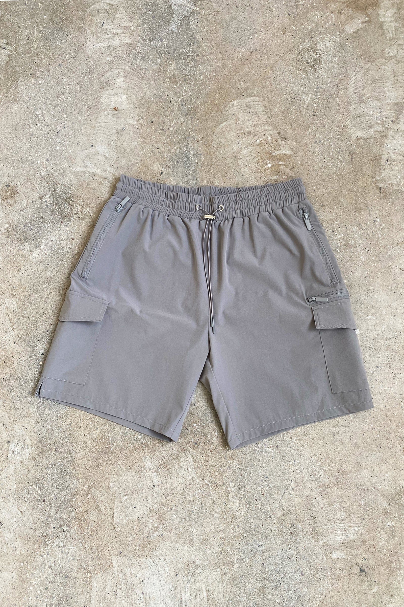 CARGO SHORTS - LIGHT GREY