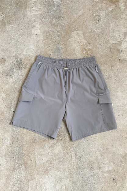 CARGO SHORTS - LIGHT GREY