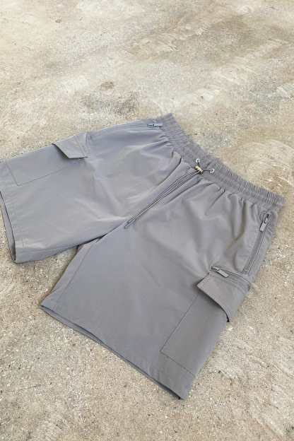 CARGO SHORTS - LIGHT GREY