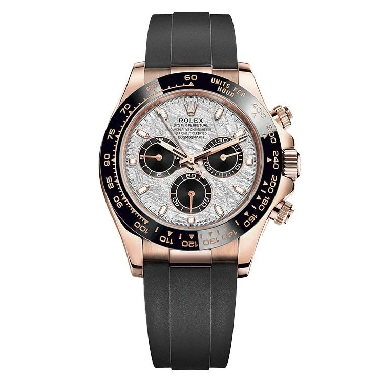 Daytona 18k Everose Gold Meteorite Dial Oysterflex 40mm