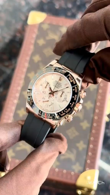 Daytona Pink Dial with Diamonds 40mm