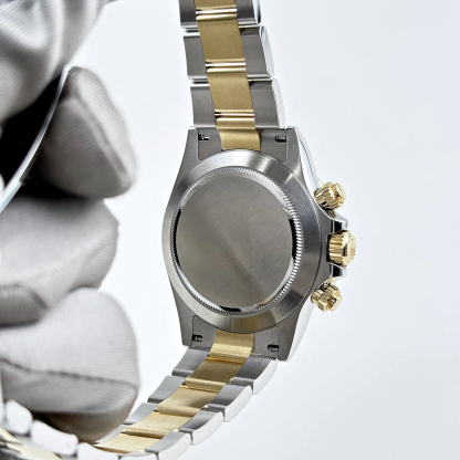 🔥Hot Sale🔥Daytona 116503 Yellow Gold Stainless Steel Black Diamond Dial