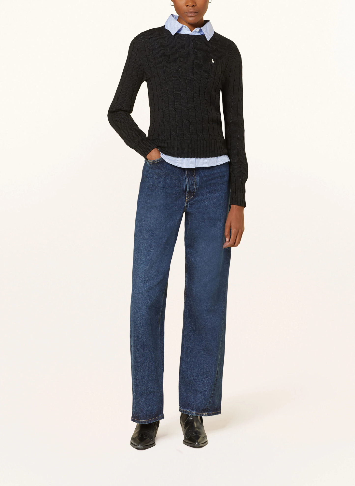 POLO RALPH LAUREN Pullover – SCHWARZ