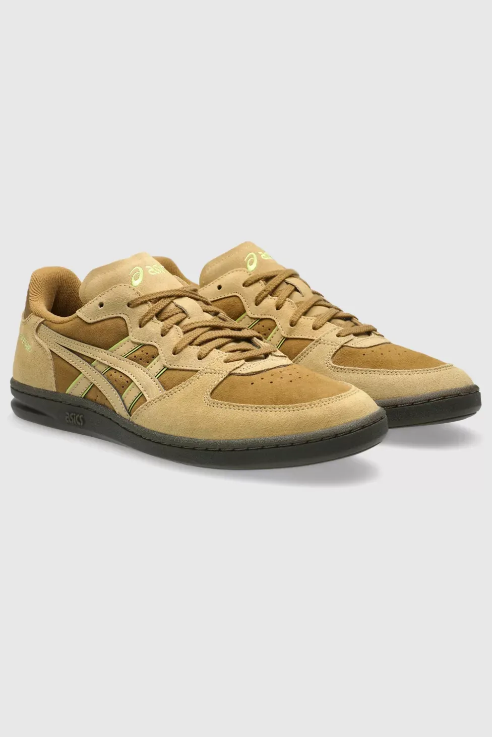 ASICS Skyhand OG Suede Sportstyle Sneakers - Walnut/Camel Beige