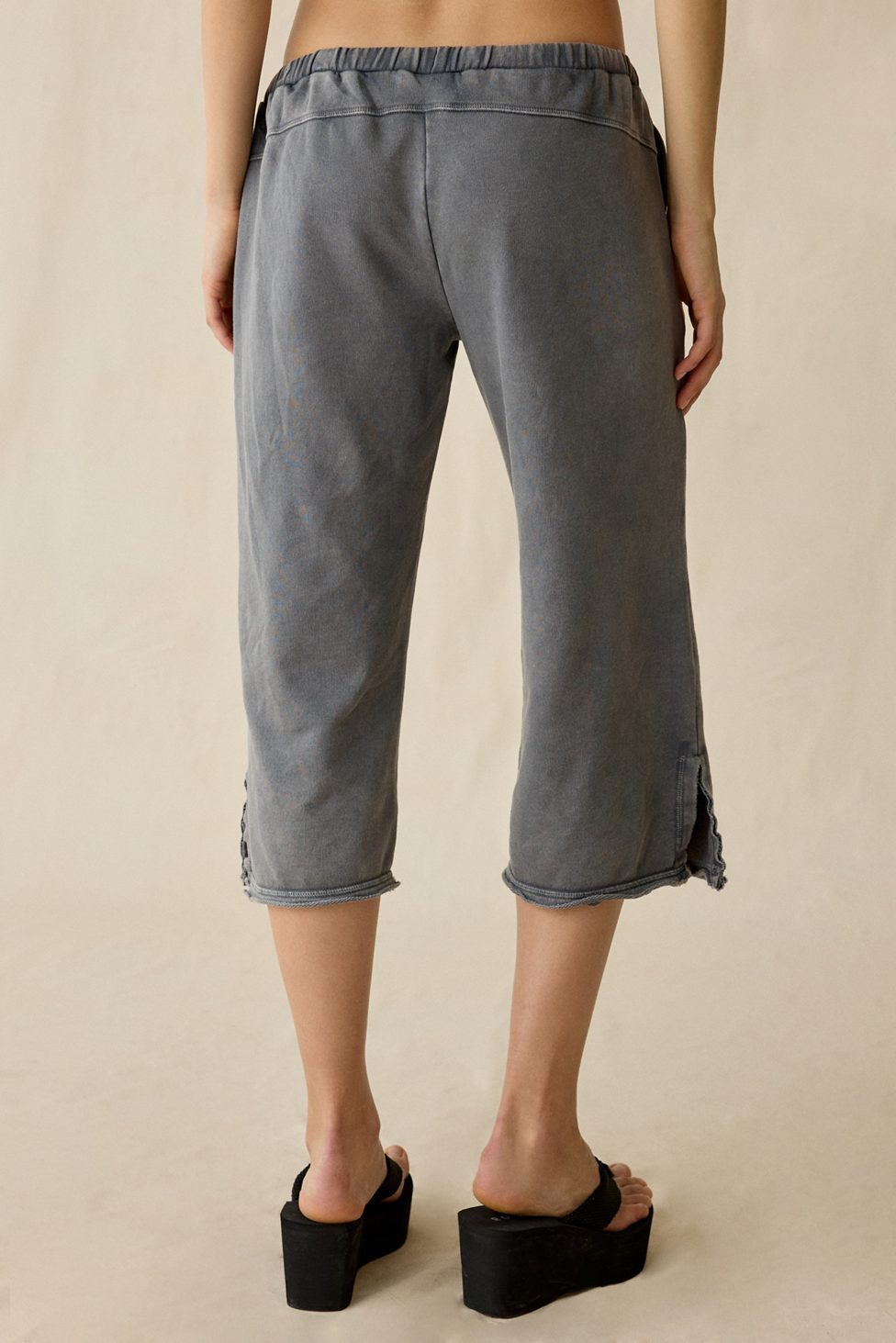 Out From Under Spring Breaker Slouch Capri Pants - Black