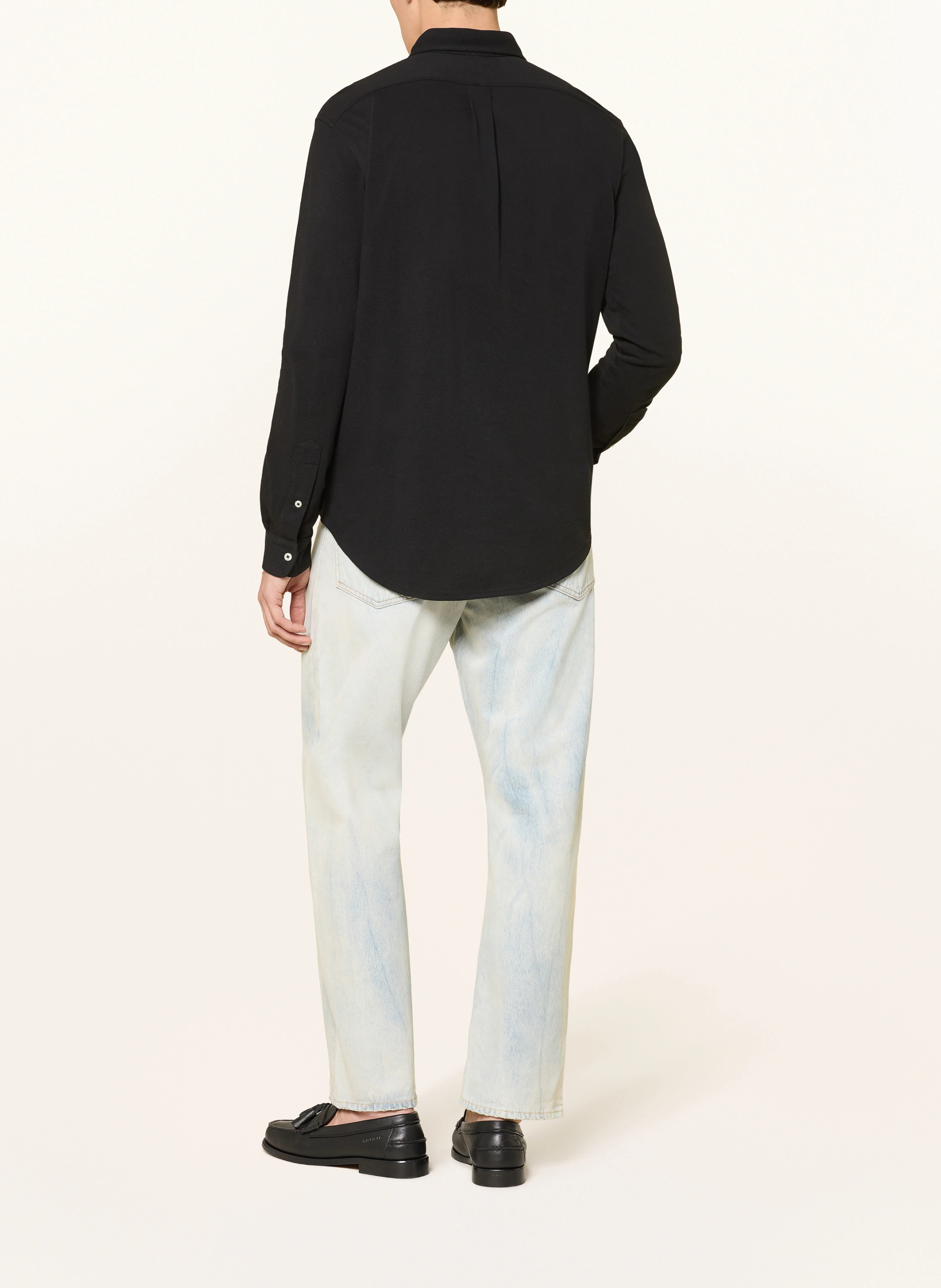 POLO RALPH LAUREN Piqué-Hemd Custom Fit – SCHWARZ (1)