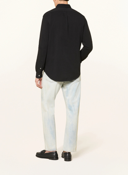 POLO RALPH LAUREN Piqué-Hemd Custom Fit – SCHWARZ (1)