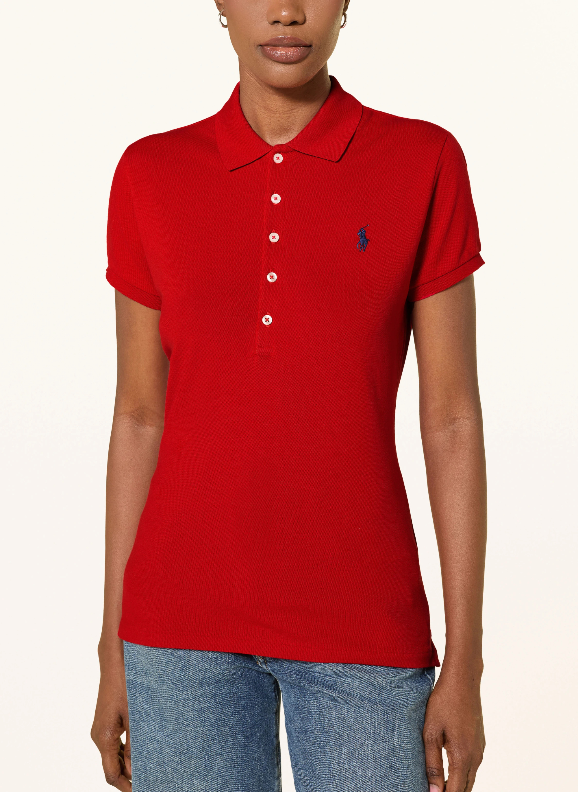 POLO RALPH LAUREN Piqué-Poloshirt – ROT