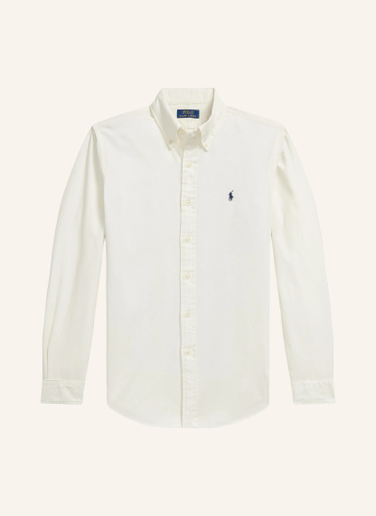 POLO RALPH LAUREN Cordhemd Custom Fit – CREME