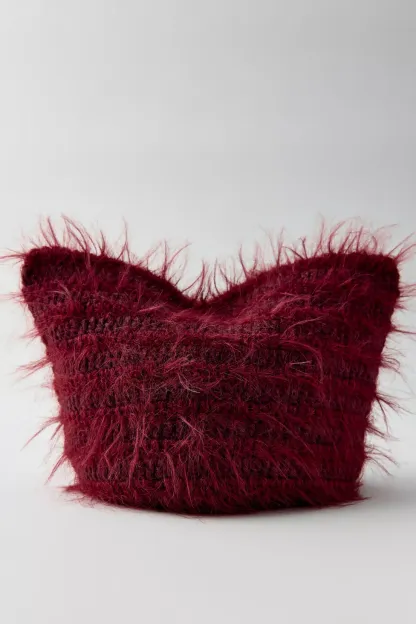 Mylo Square Beanie - Maroon