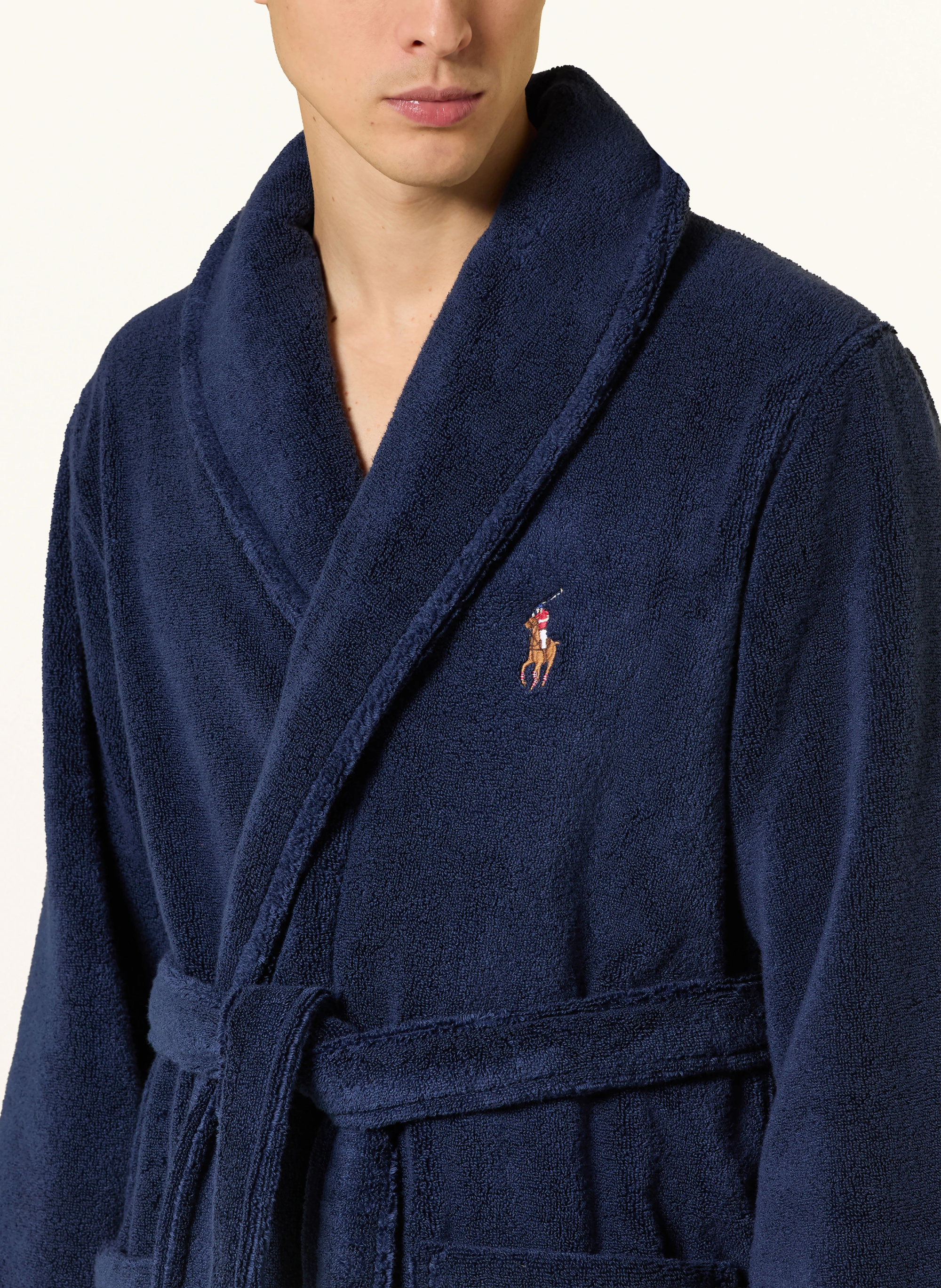 POLO RALPH LAUREN Herren-Bademantel – DUNKELBLAU