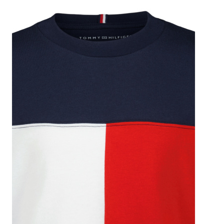 Tommy Hilfiger Boys' 2T-7 Iconic Block Short-Sleeve T-Shirt - Navy Blazer
